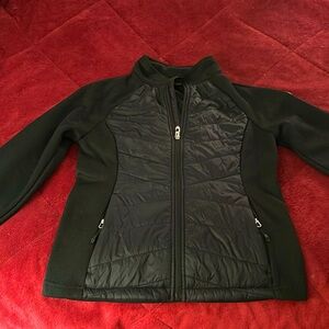 Spyder Knit and puffy jacket
